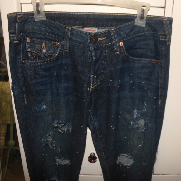 TRUE RELIGION RIPED JEANS 😍 - Picture 2 of 8